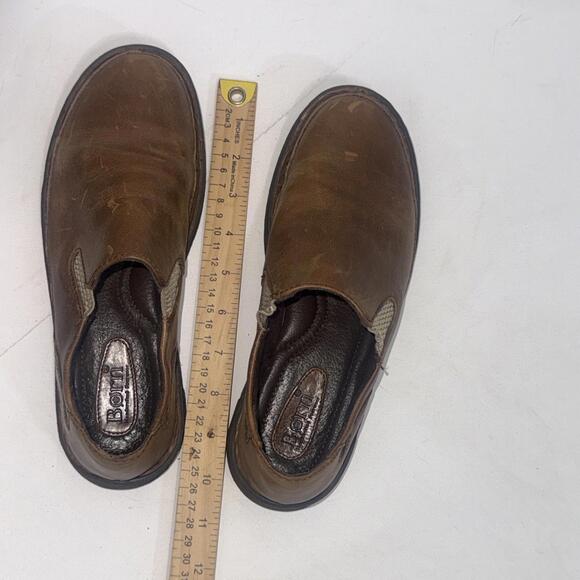 Born Kent Loafers Brown Leather Slip on Casual Gorpcore Unisex Work Shoes Sz 38 - Picture 3 of 15